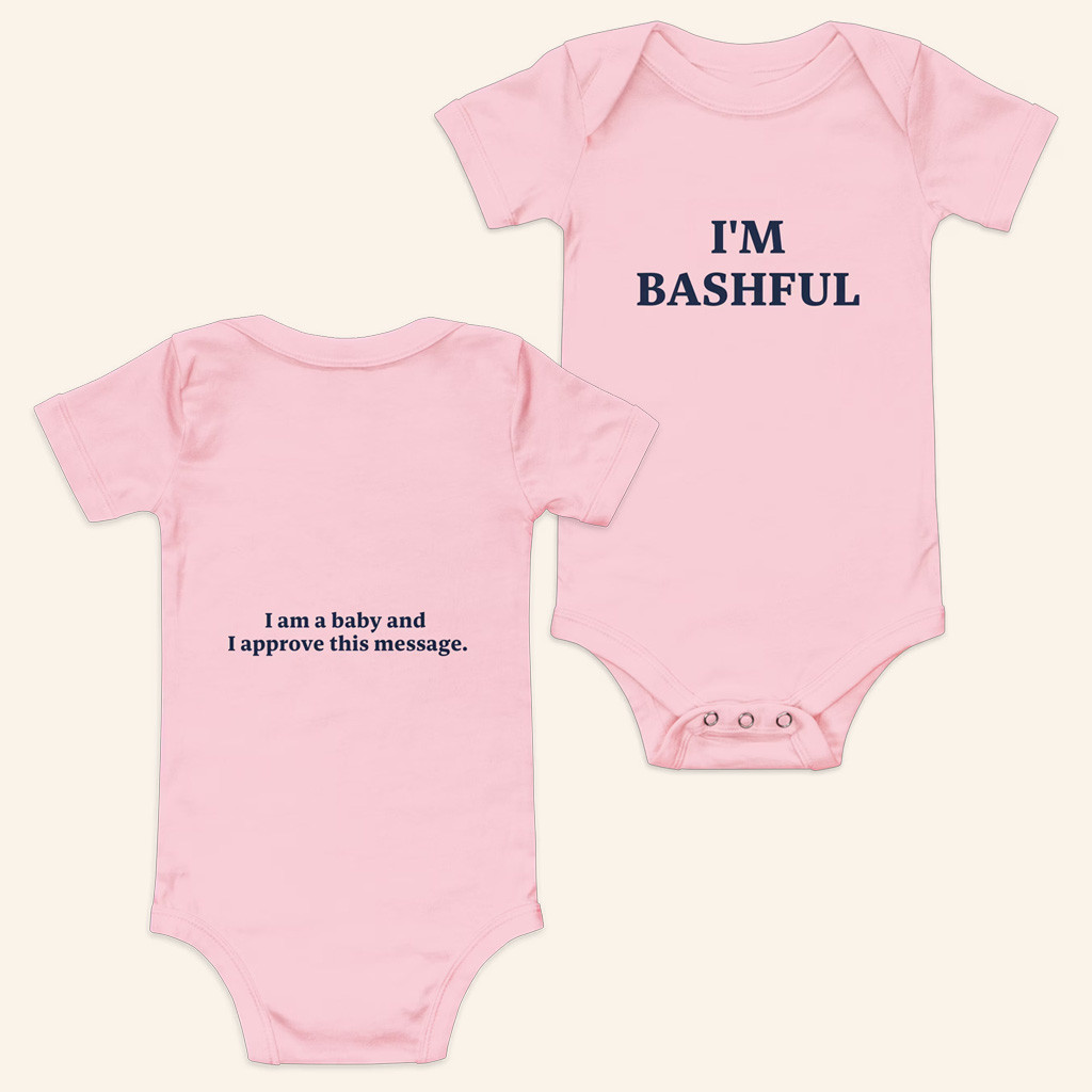 Ashby Merch I'm Bashful Toddler Bodysuit Lorax Silly Merch Birthday Gifts For Baby
