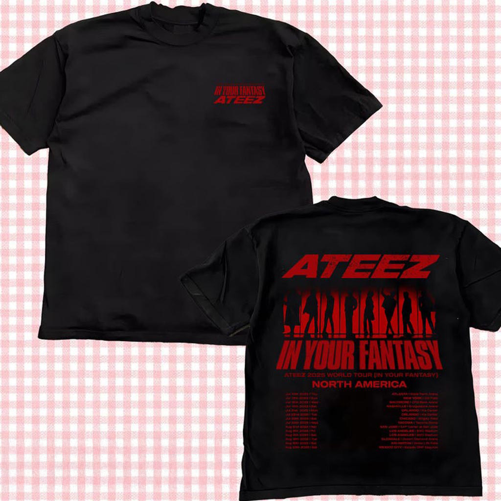 Ateez 2025 World Tour in Your Fantasy Shirt ATEEZ Golden Hour Part 2 Shirt Ateez World Merch(1)
