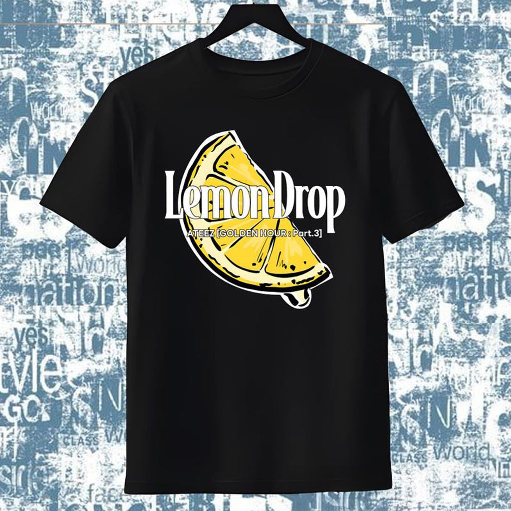 Ateez Lemon Drop Shirt Ateez 2025 World Tour in Your Fantasy T-Shirt ATEEZ Golden Hour Part