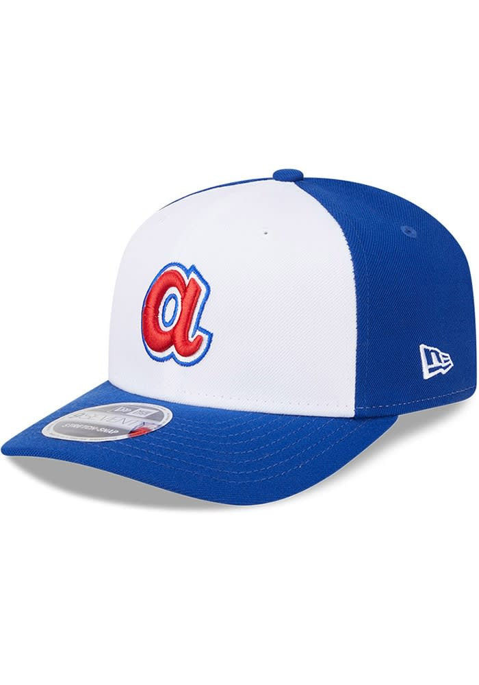 Atlanta Braves 1974 Cooperstown Stretch Adjustable Hat Blue Fans Gifts