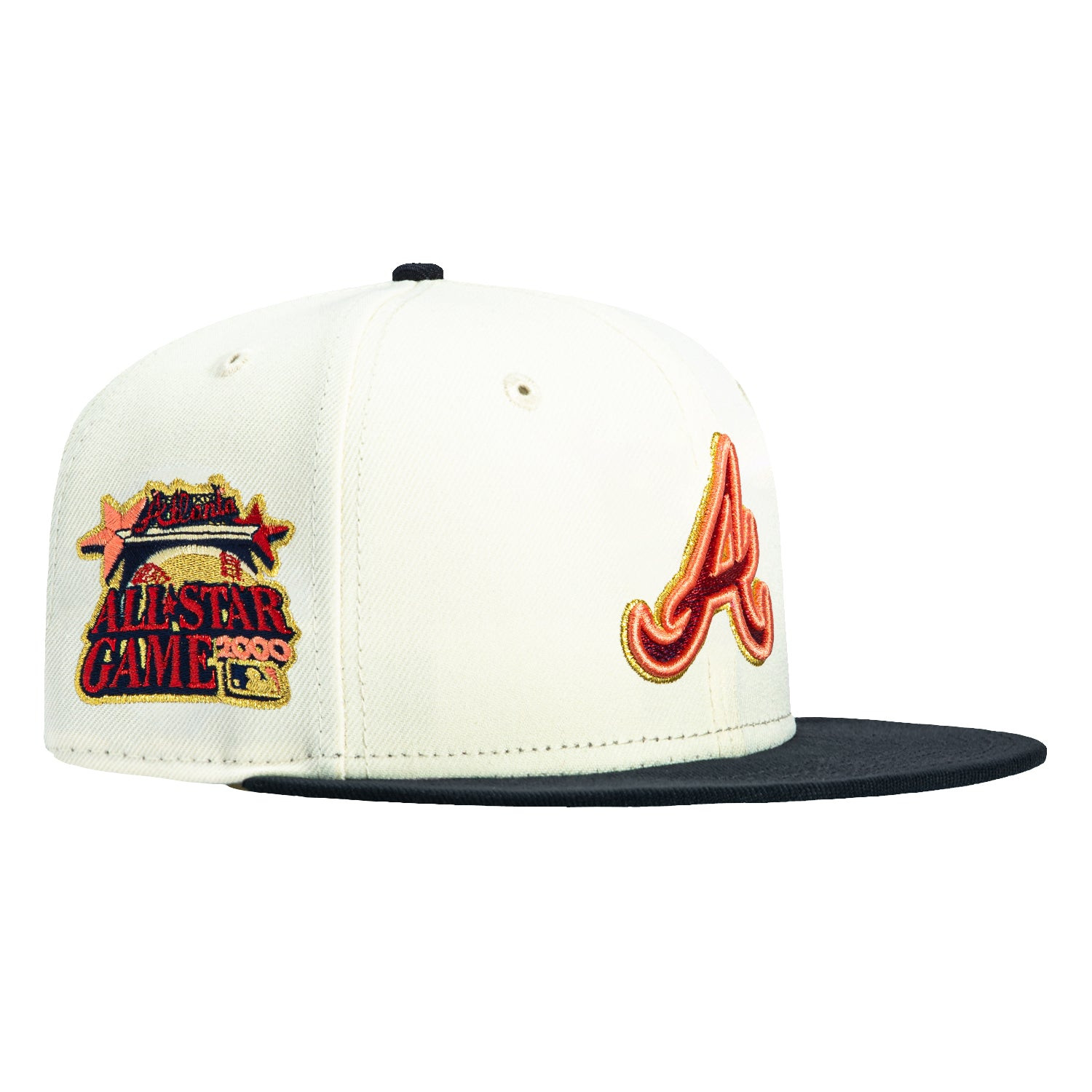 Atlanta Braves 2000 All Star Game Patch Gradient Hat Baseball Enthusiast Gifts