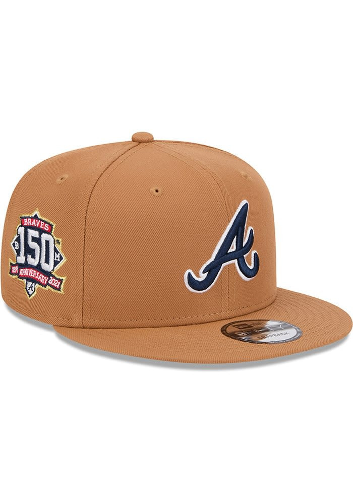 Atlanta Braves Brown Color Pack OTC Logo Snapback Hat Best Gifts For Baseball Fans