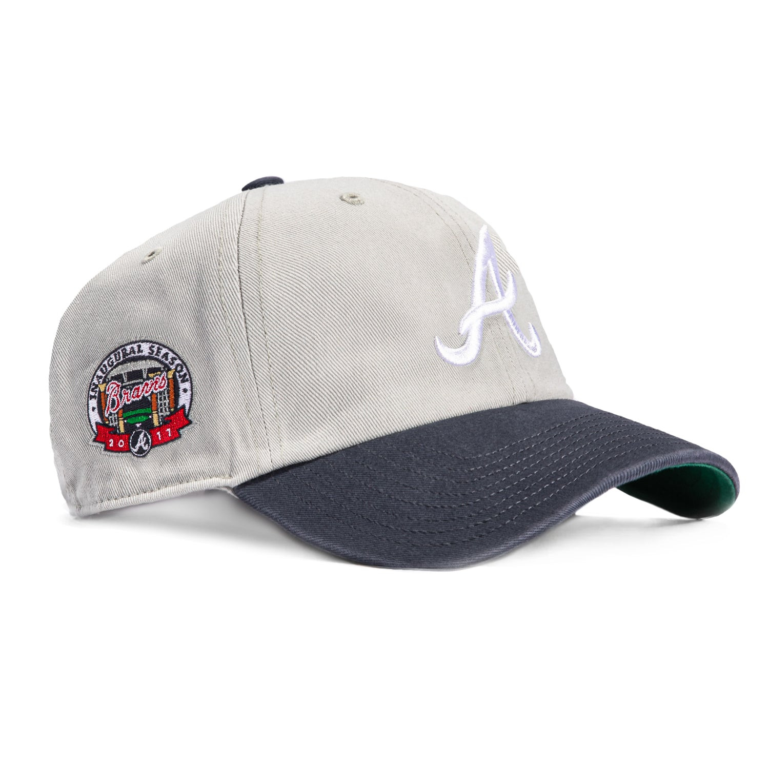 Atlanta Braves Inaugural Patch Cleanup Adjustable Hat Baseball Team Gift Ideas