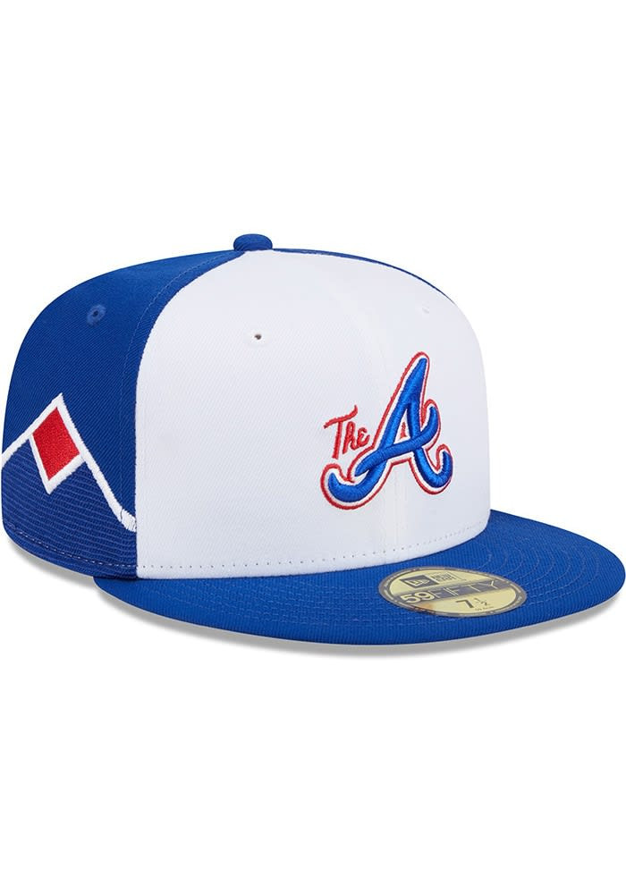 Atlanta Braves Mens Blue City Connect Fan Pack Fitted Hat Snapback Best Gifts For Husband