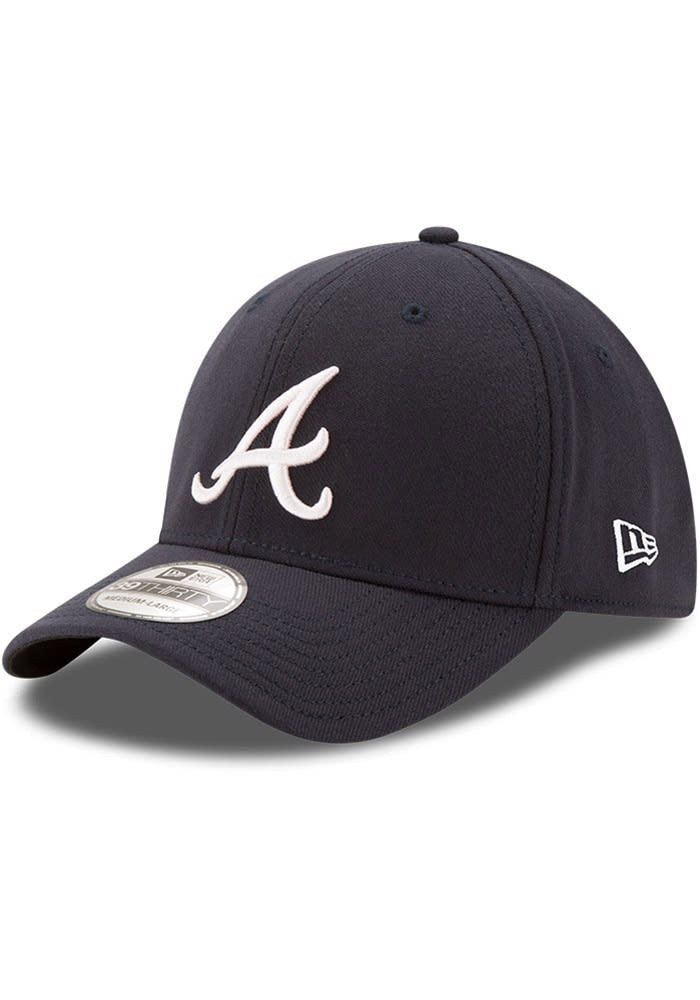 Atlanta Braves Mens Navy Blue Road Team Classic Flex Hat Baseball Team Gift Ideas