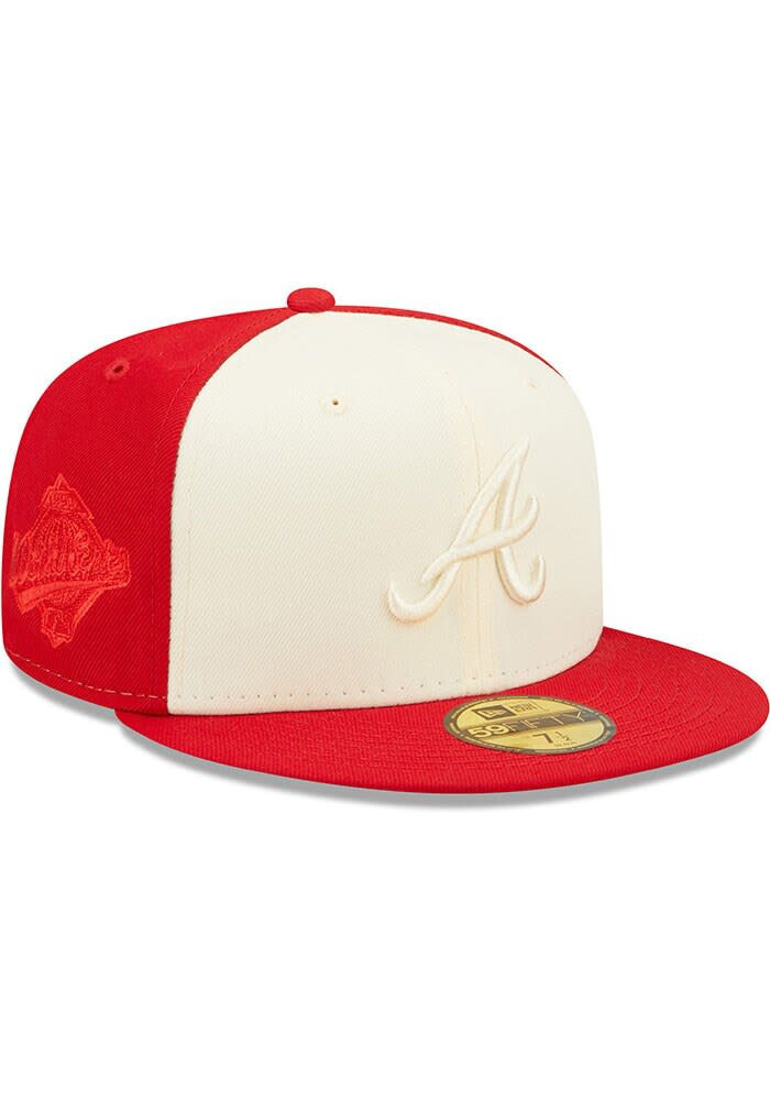 Atlanta Braves Mens Red TONAL 2 TONE Snapback Hat Present For Husband