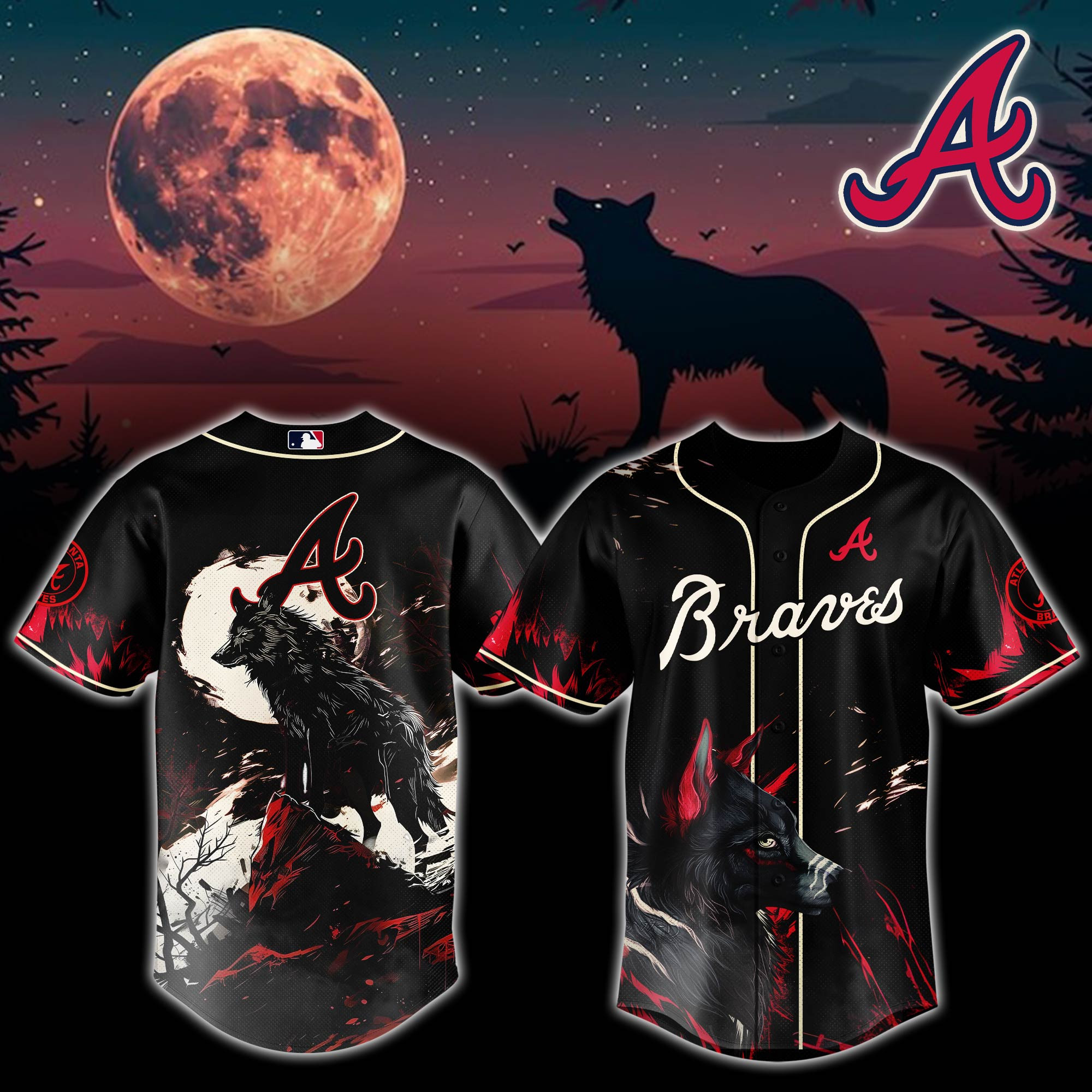 Atlanta Braves Mlb X Worf Baseball Jersey For Fans