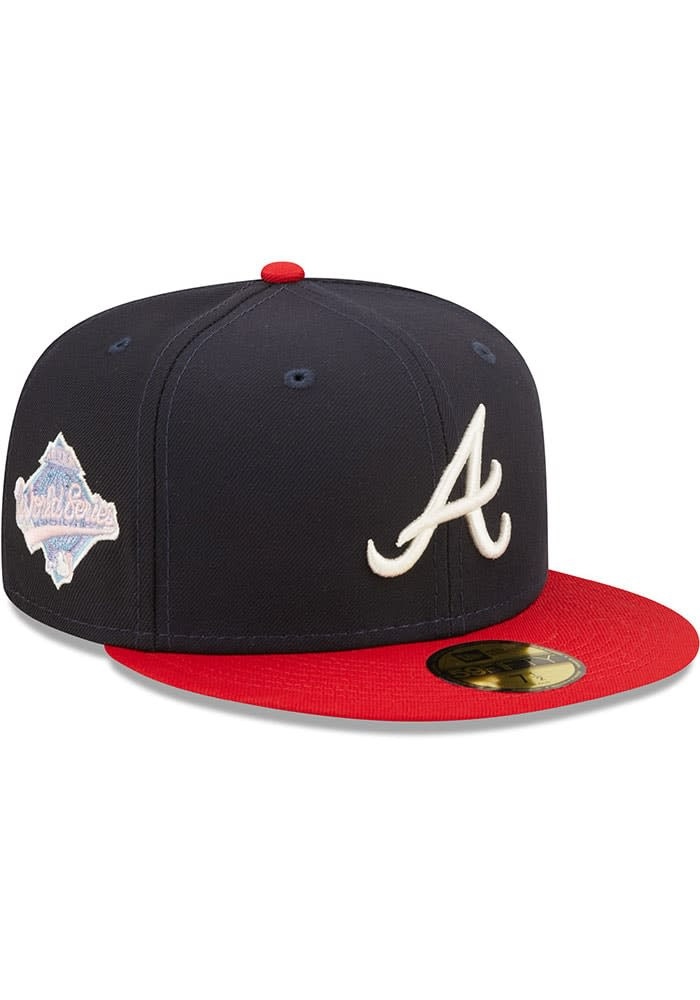 Atlanta Braves Red And Black Snapback Hat Baseball Team Gift Ideas
