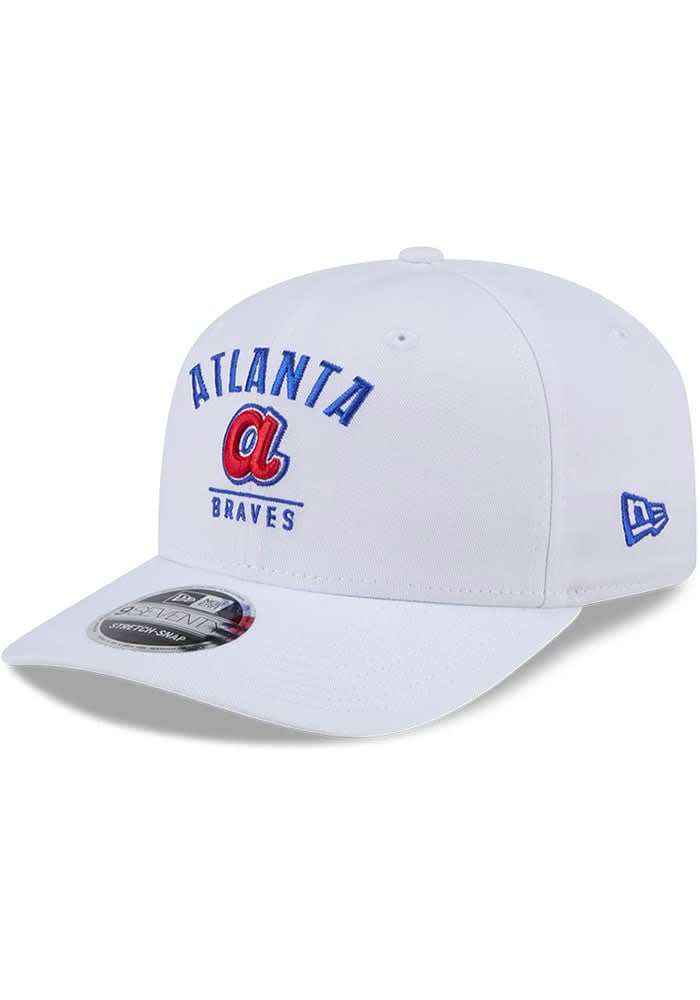 Atlanta Braves Stretch Design Adjustable Hat White Cool Baseball Gifts