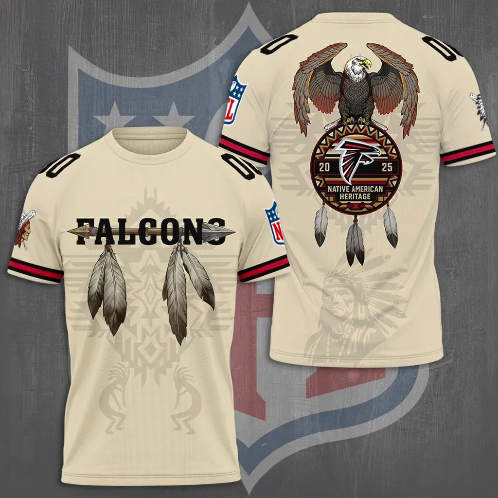 Atlanta Falcons X Native American Heritage Shirt Atlanta Falcons Merch Gift For Fans