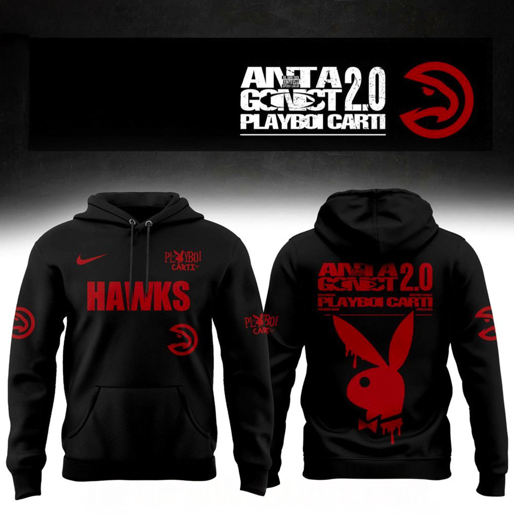 Atlanta Hawks Playboi Carti Announces 2025 Tour Hoodie Fan Merch Gifts For Husband