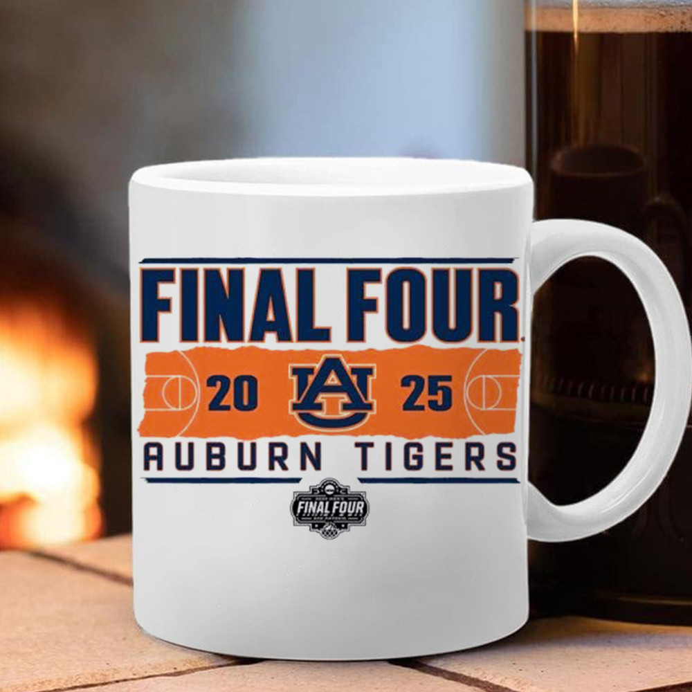 Auburn Tigers 2025 NCAA Men's Basketball Tournament March Madness Final Four Mug