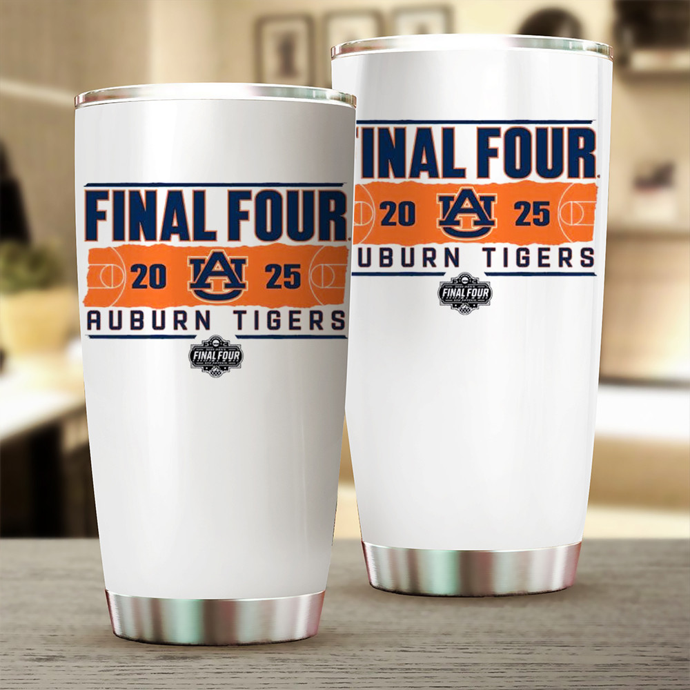 Auburn Tigers 2025 NCAA Men's Basketball Tournament March Madness Final Four Tumbler