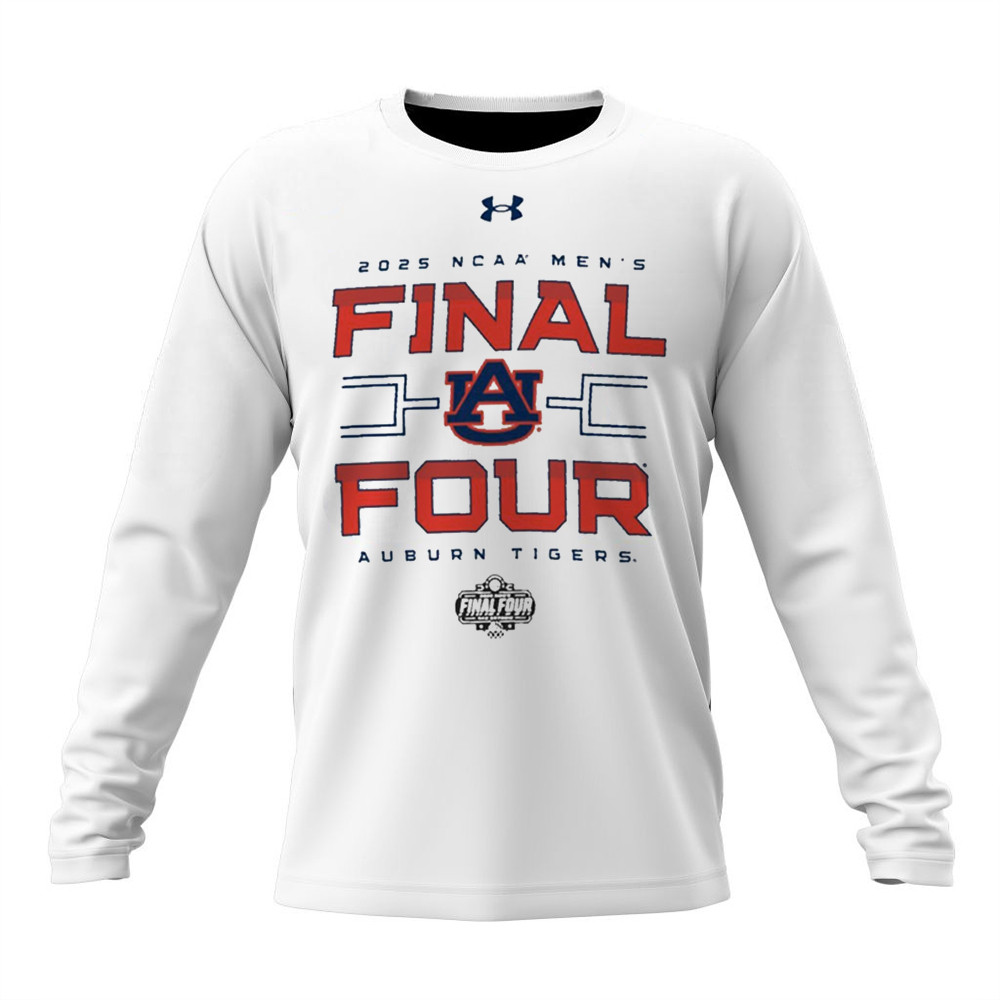 Auburn Tigers Under Armour 2025 NCAA Men's Basketball Tournament Final Four Long Sleeve