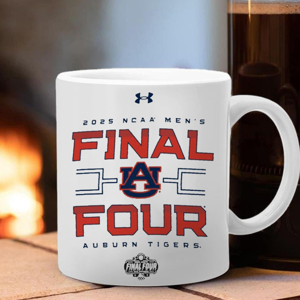 Auburn Tigers Under Armour 2025 NCAA Men's Basketball Tournament March Madness Final Four Mug