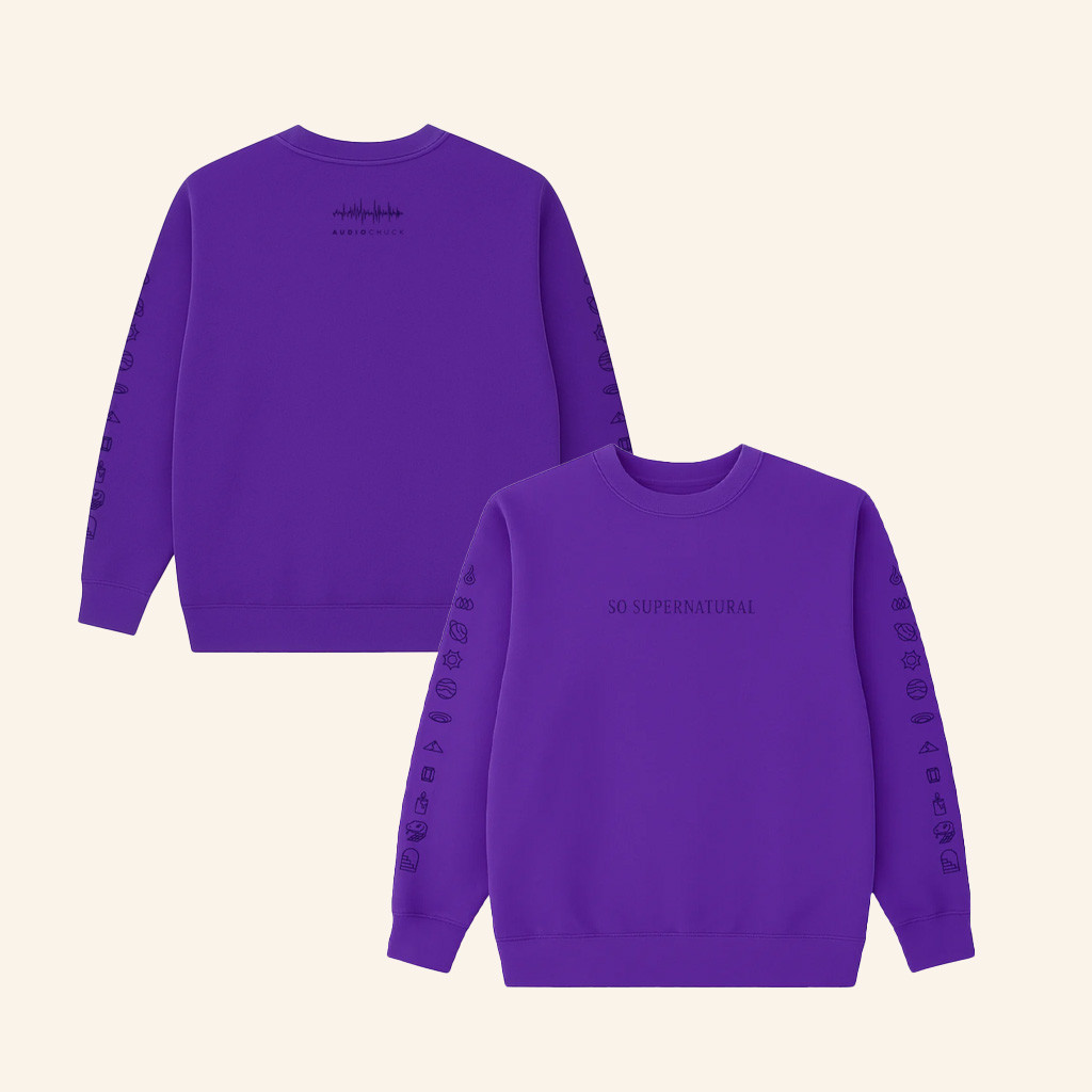 Audiochuck Merch So Supernatural Icons Crewneck Sweatshirt Gifts For Besties