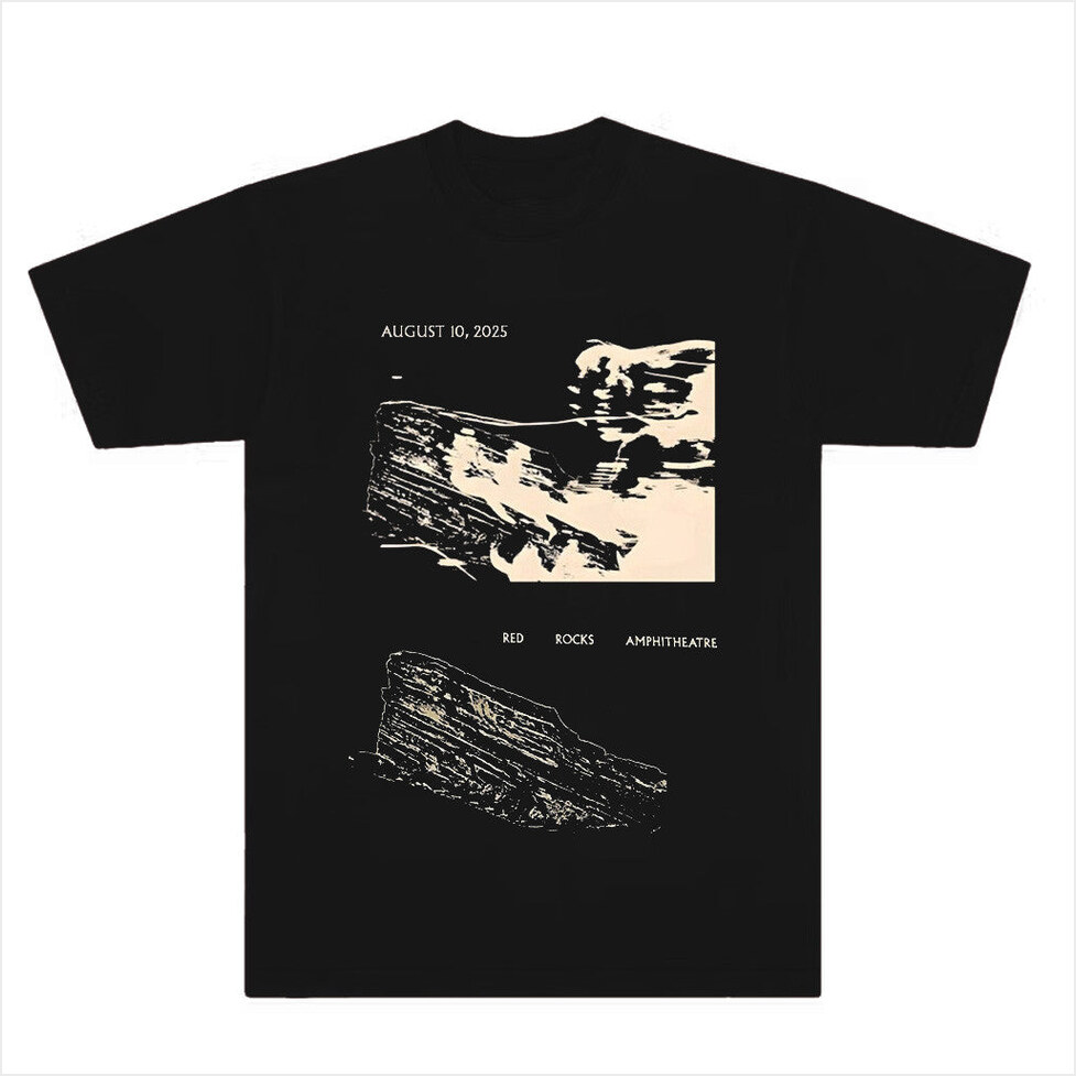 August 10 2025 Red Rocks Amphitheatre T-Shirt Zach Bryan Red Rocks Merch Fans Birthday Gifts