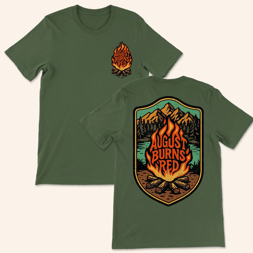 August Burns Red Tour Merch Fire Mountain T-Shirt Gifts For Band Fans