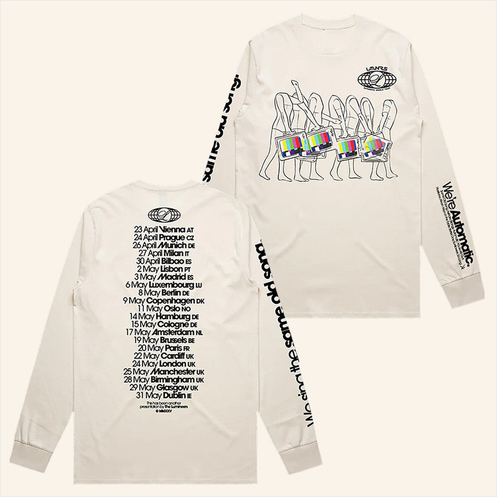 Automatic Tour Long Sleeve Shirt The Lumineers Merch Presents For Boyfriend Best Friend Gifts