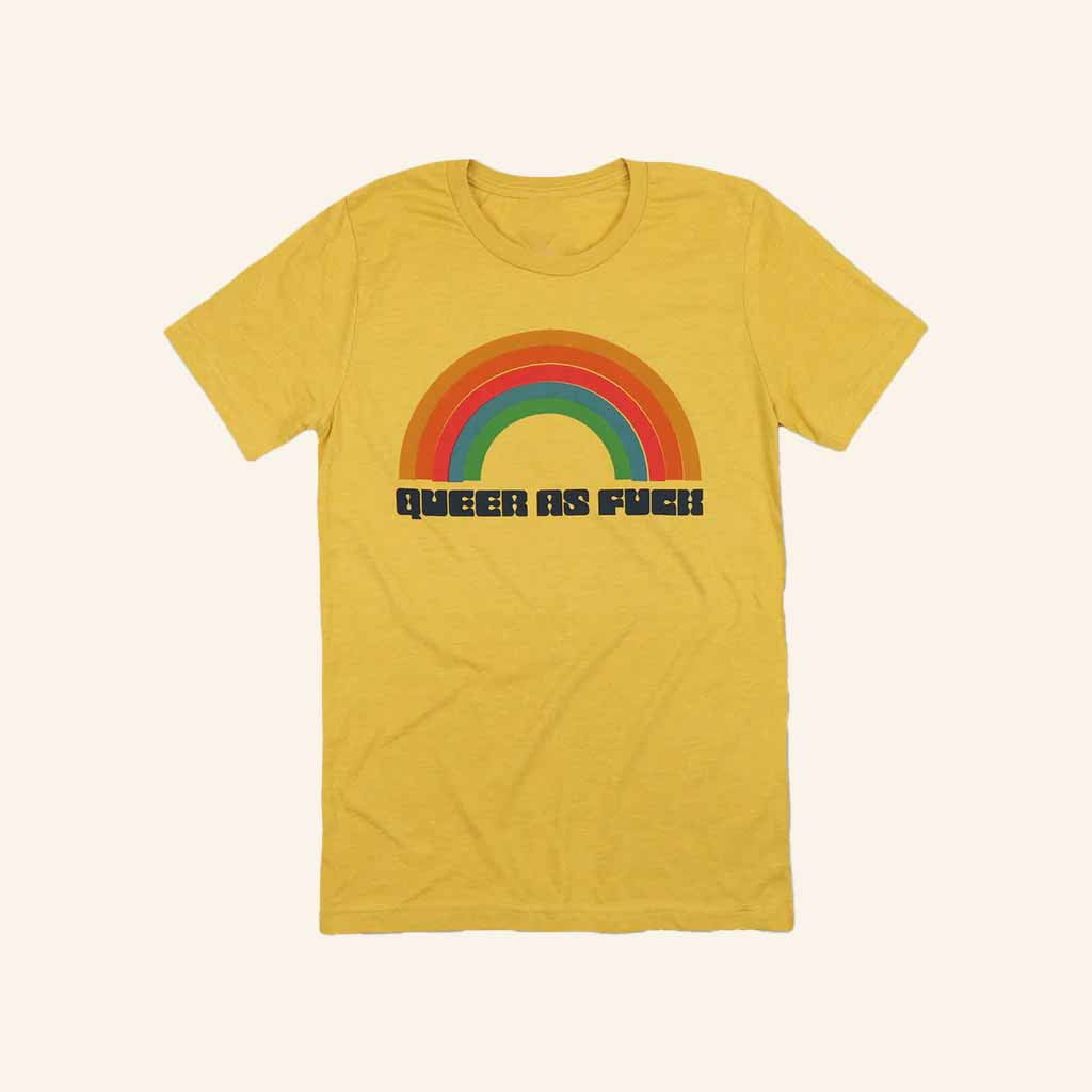 Autostraddle Merch Queer As F T-Shirt Gift Ideas For Friends