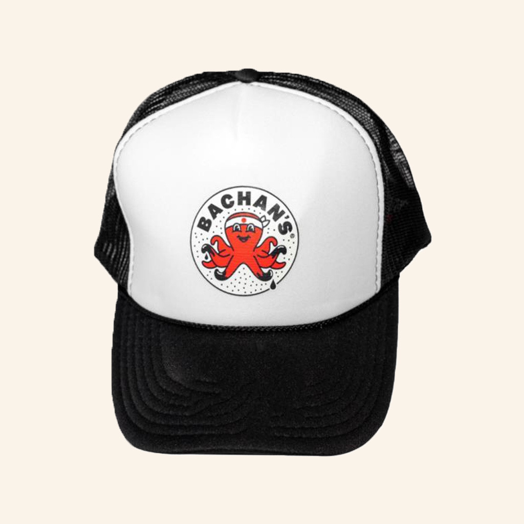 Bachans Store Merch Circle Octo Trucker Hat
