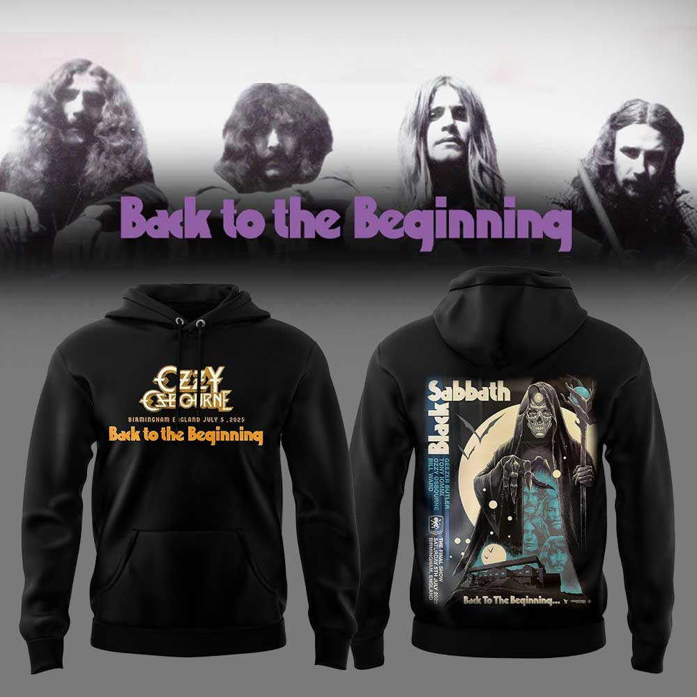 Back To The Beginning Ozzy Osbourne Black Sabbath Hoodie Gifts For Music Lovers