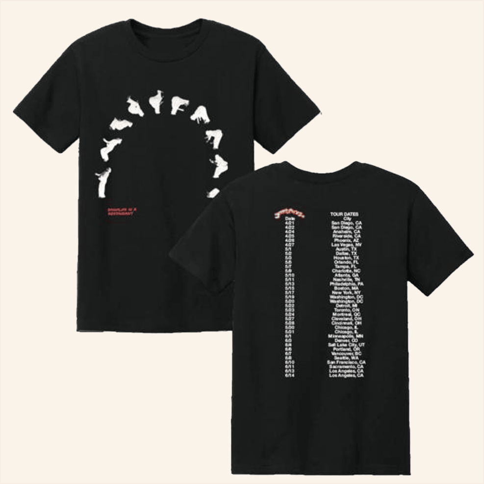 Backflips Tour Cities T-Shirt Grentperez Merch Birthday Gifts For Best Friend