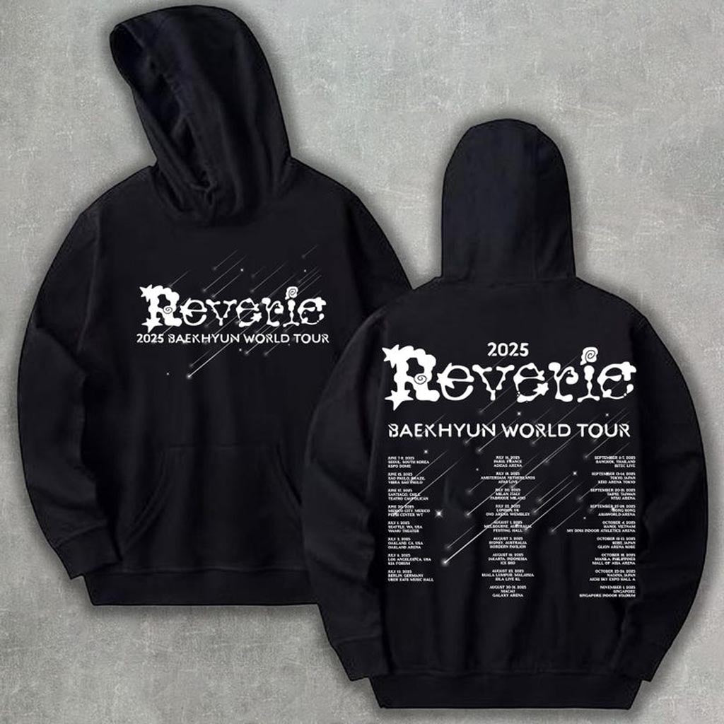 Baekhyun Reverie Tour 2025 Hoodie 2025 BAEKHYUN World Tour Hoodie EXO Baekhyun Sweatshirt
