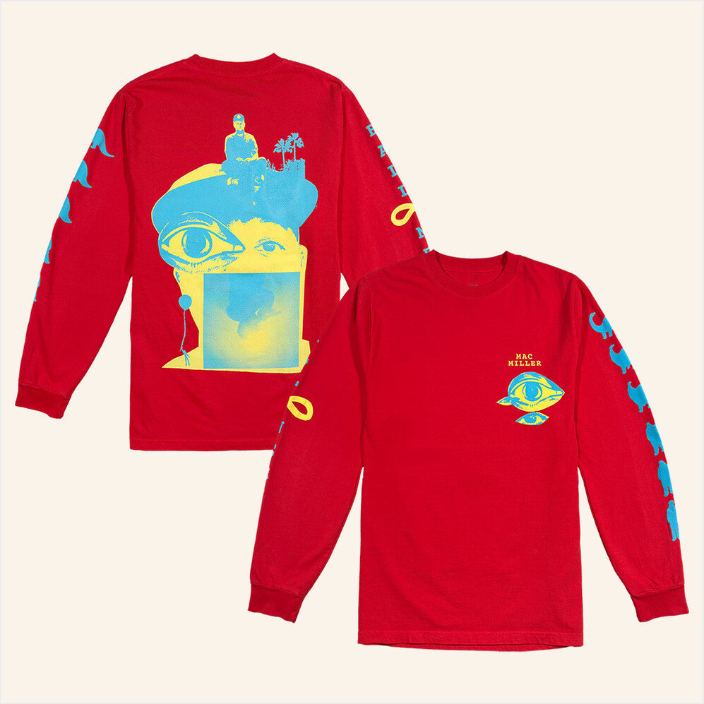 Balloonerism Eye Long Sleeve T-Shirt Mac Miller Merch Gifts For Friends Gifts For Friends