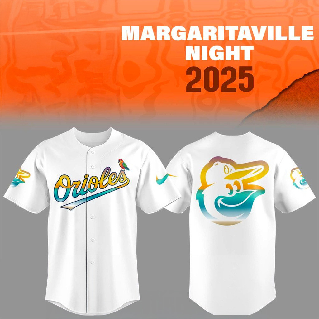 Baltimore Orioles Baseball Margaritaville Night Jersey Baltimore Orioles Merch Fans Gifts