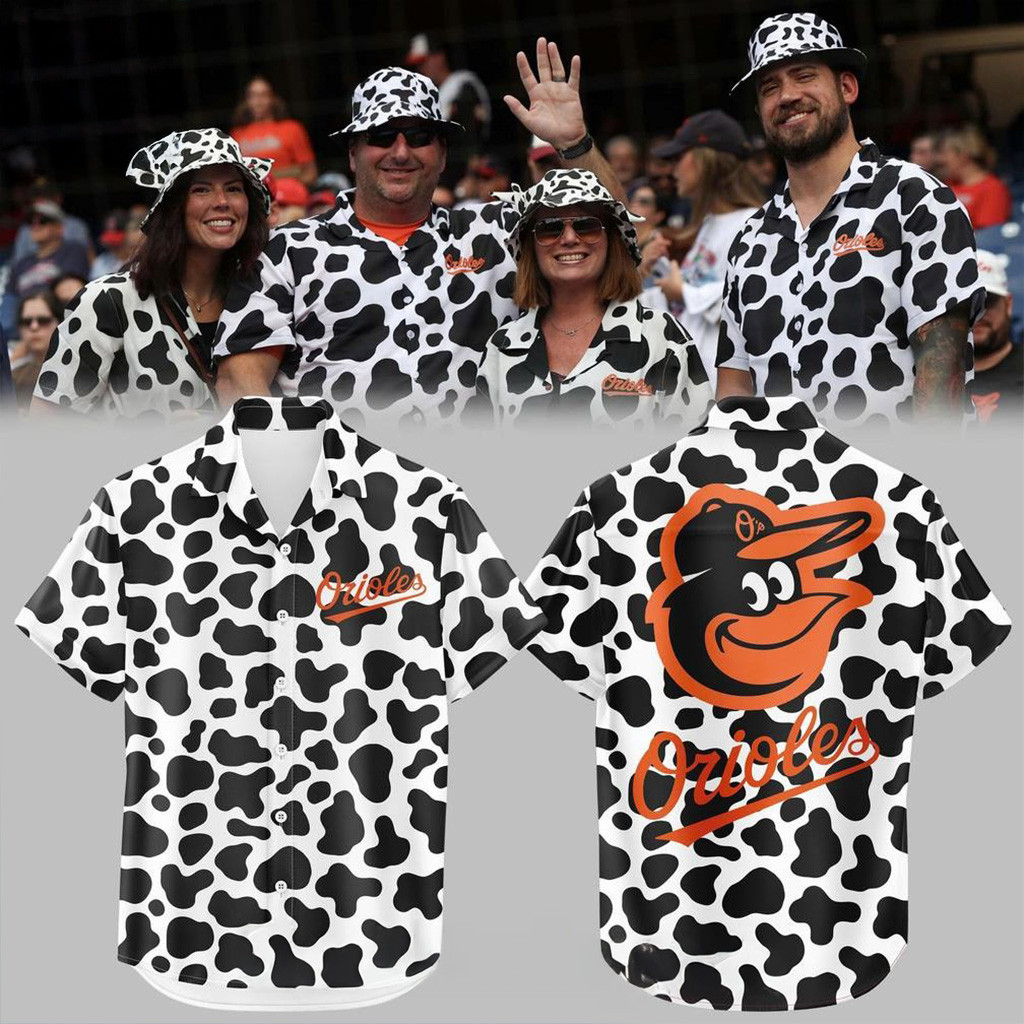 Baltimore Orioles Happy Cow Appreciation Day Special Hawaiian Shirt Baltimore Orioles Merch