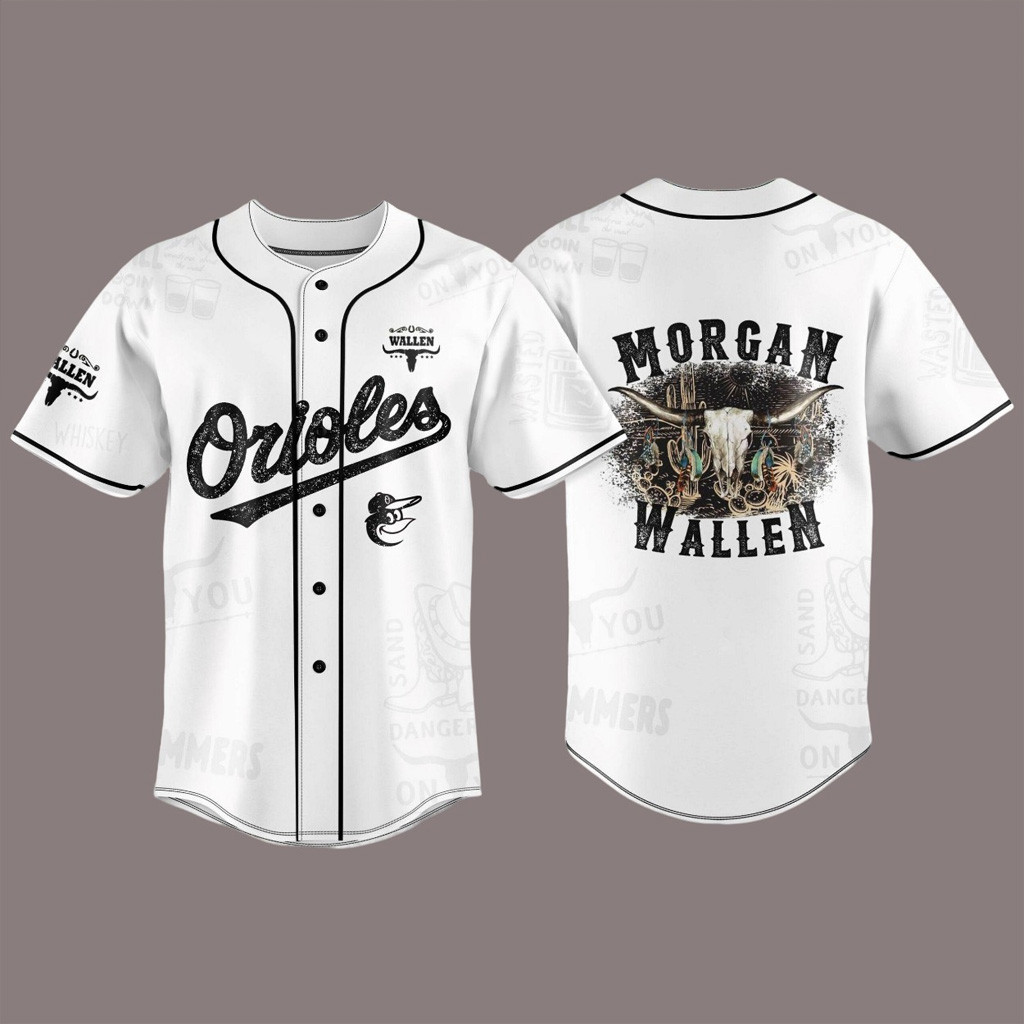 Baltimore Orioles X Wallen Morgan Tour Merch 2025 Jersey Baltimore Orioles Merch Gifts For Fans
