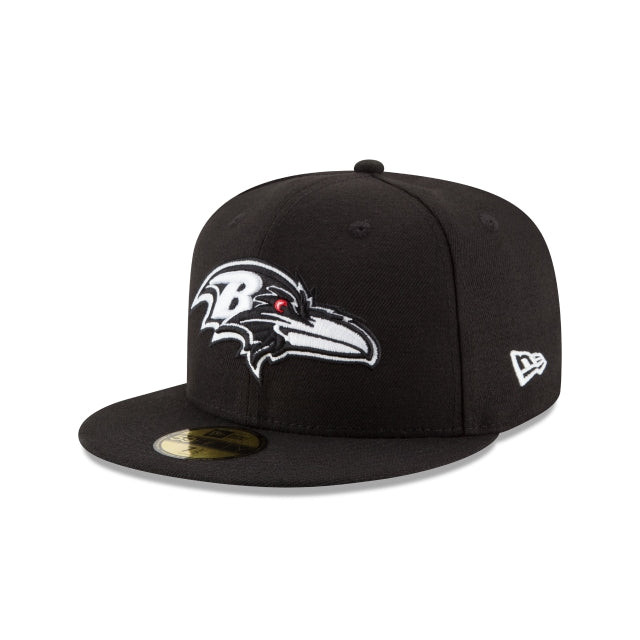 Baltimore Ravens Black White Snapback Hat Embroidered Football Themed Gifts