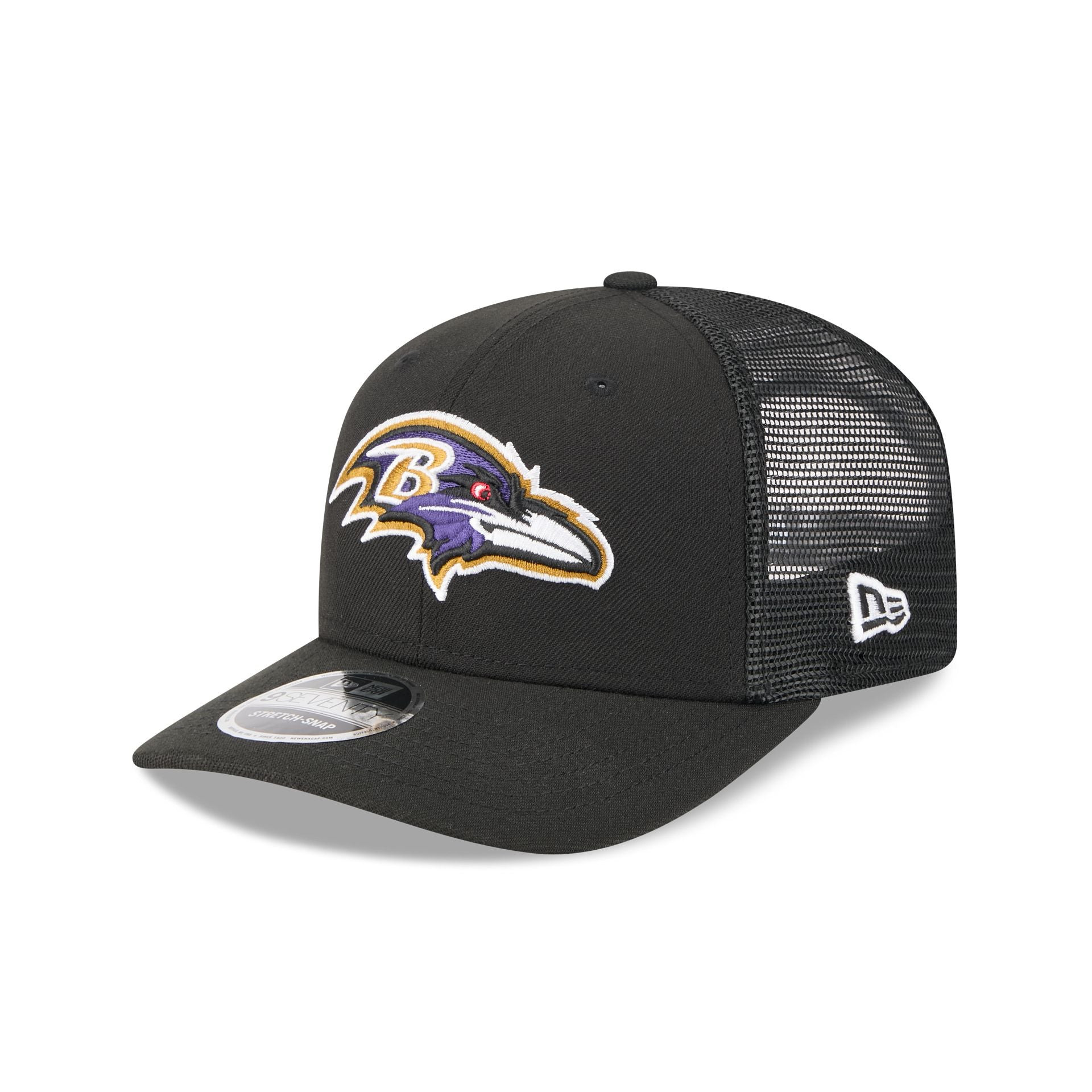 Baltimore Ravens Embroidered Black Trucker Hat Unique Gifts For Football Lovers