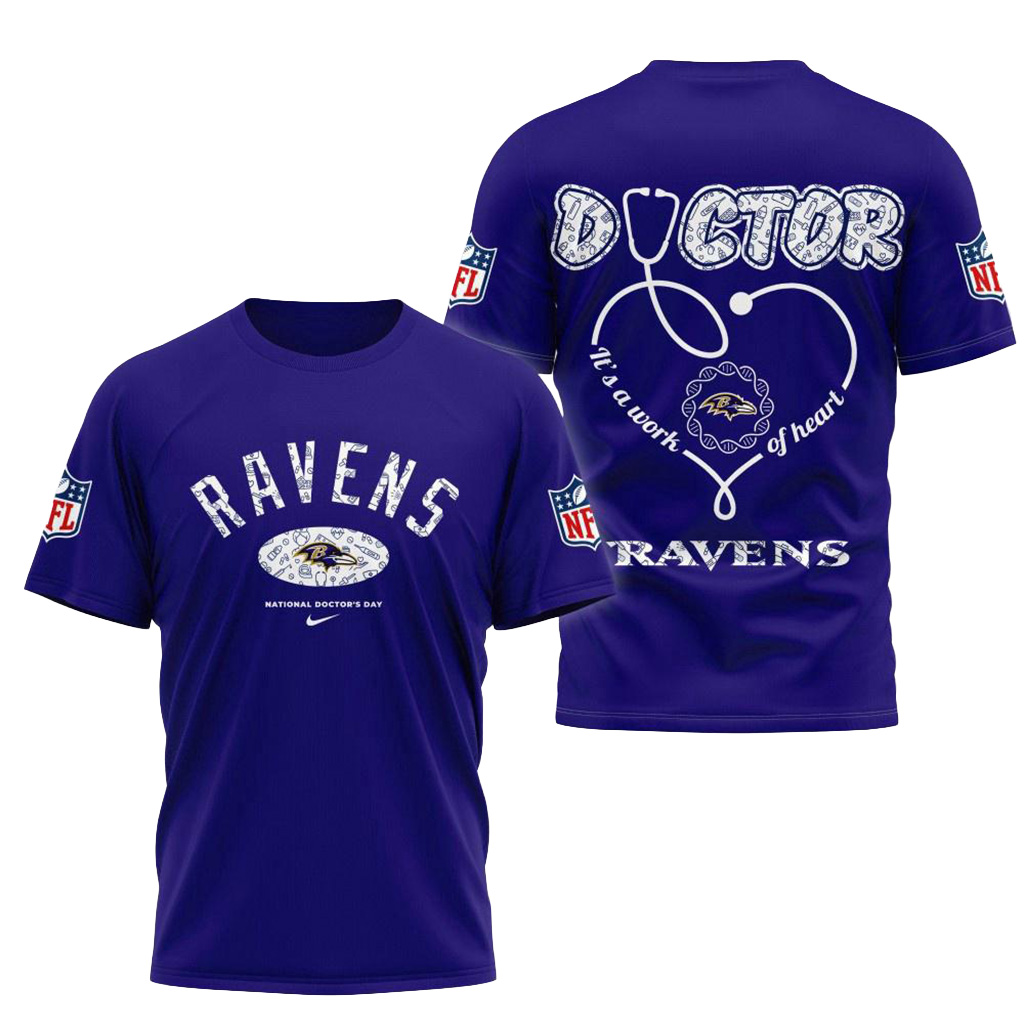 Baltimore Ravens NFL National Doctors Day Shirt Baltimore Ravens Merch Gifts For Husband
