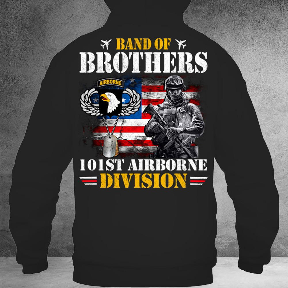 Band Of Brothers 101St Airborne Division Hoodie Veteran Gift Ideas