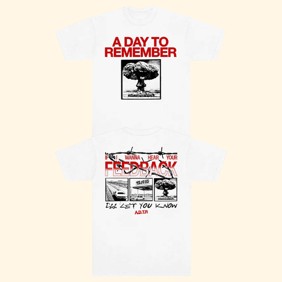 Barbed Wire Feedback T-Shirt ADTR Merch Dad Birthday Gifts For Father's Day 2025 Gifts For BFF