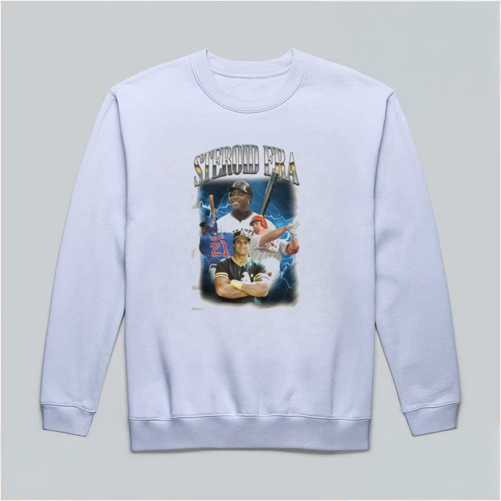 Baseball Legends Steroid Era MLB Sweatshirt Barry Bonds Mcgwire Canseco Sosa Sweatshirt