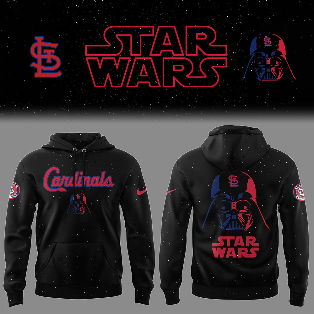 Baseball x Star Wars Black Hoodie Best Gifts For Baseball Lovers