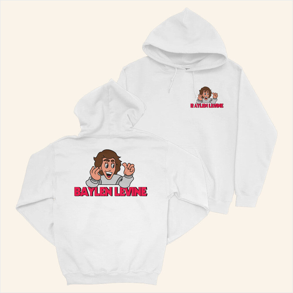 Baylen Levine Cartoon Hoodie Baylen Levine Merch Birthday Gifts For Friends Christmas Presents