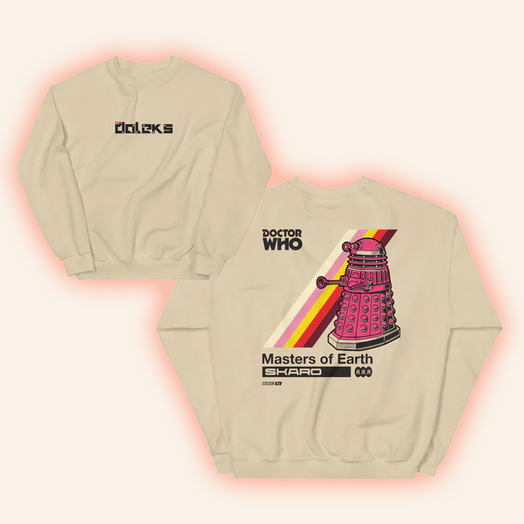 BBC Merch Doctor Who Dalek Sweatshirt Gift Ideas For Friends