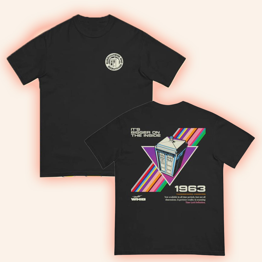 BBC Merch Doctor Who Tardis Mode T-Shirt Gift Ideas For Him