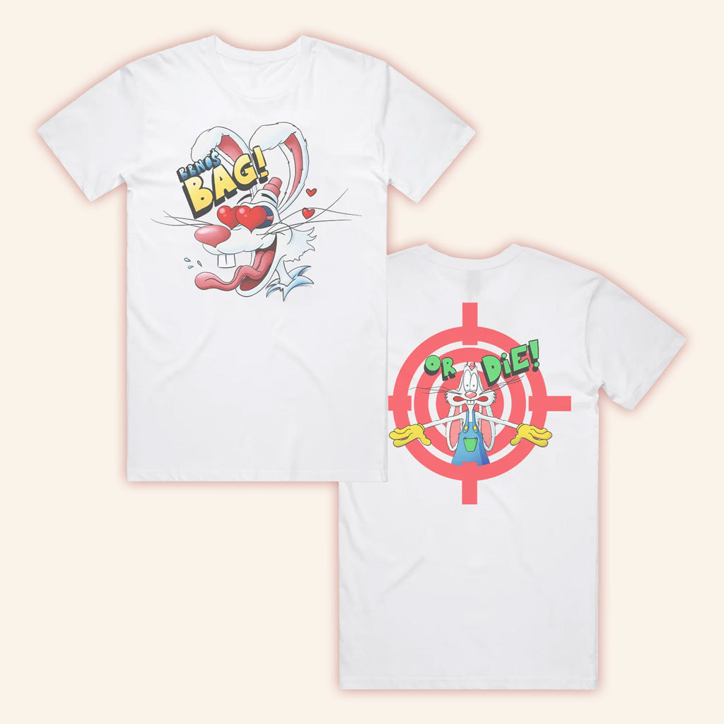 BbnoS Merch Rabbit White T-Shirt Birthday Ideas For Husband