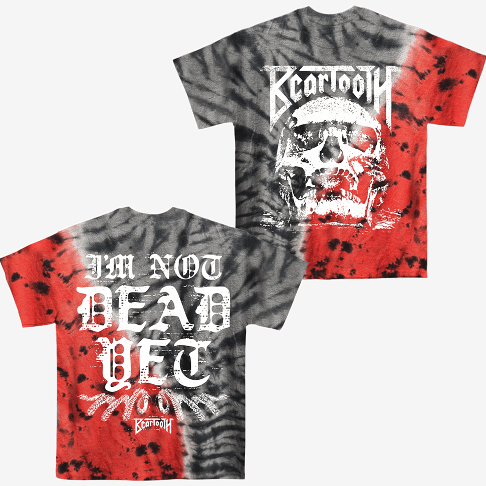 Beartooth Merch Beartooth Skull Tie Dye T-Shirt Unique Dad Gifts For Father's Day Gifts For BFF