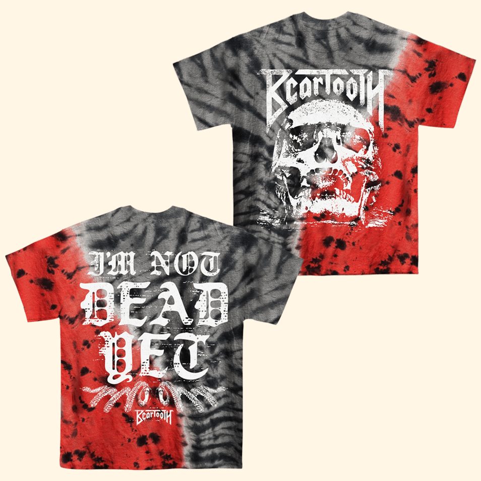 Beartooth Skull Tie Dye T-Shirt Beartooth Merch Unique Dad Birthday Gifts For Father's Day