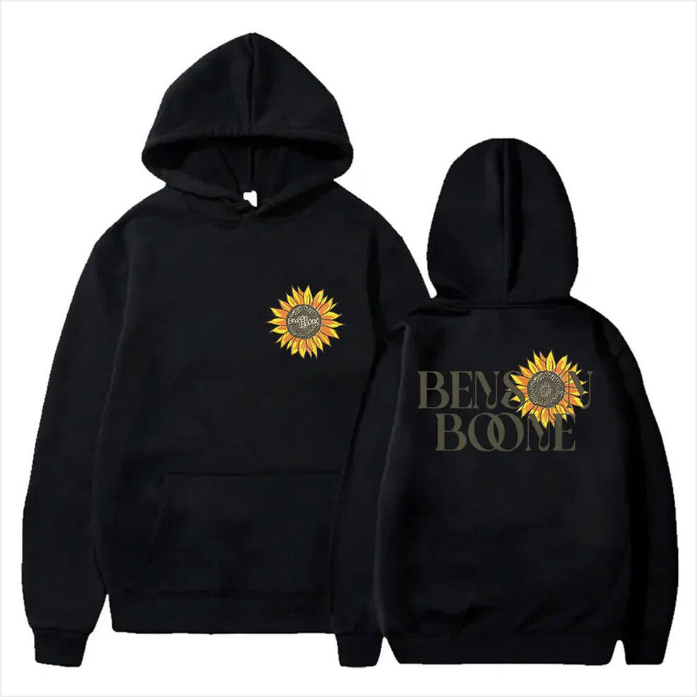 Benson Boone Sunflower Fireworks and Rollerblades Tour Hoodie Benson Boone Merch Fans Gift