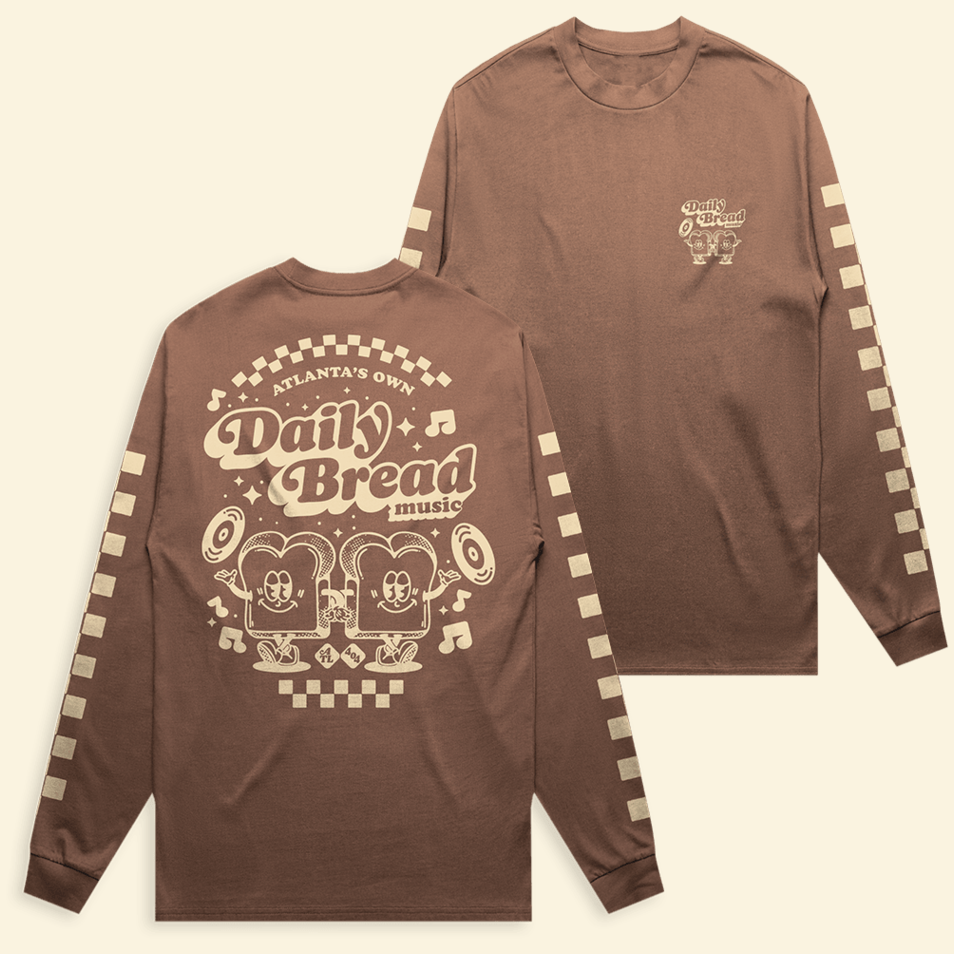 Better Together Brown Long Sleeve Shirt Daily Bread Merch Father's Day Presents For Husband