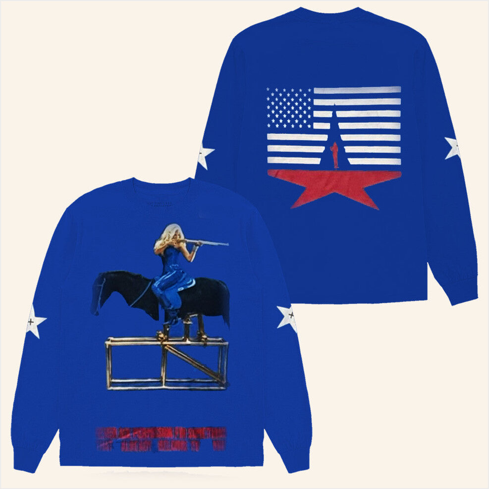 Beyonce Shirt Beyonce Tour Merch Beyonce Merch Cowboy Carter Blue Rodeo Signature Long Sleeve