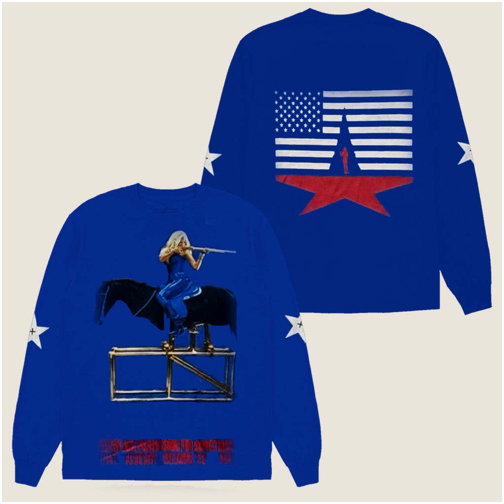 Beyonce Tour Merch Beyonce Shirt Beyonce Merch Cowboy Carter Blue Rodeo Signature Long Sleeve