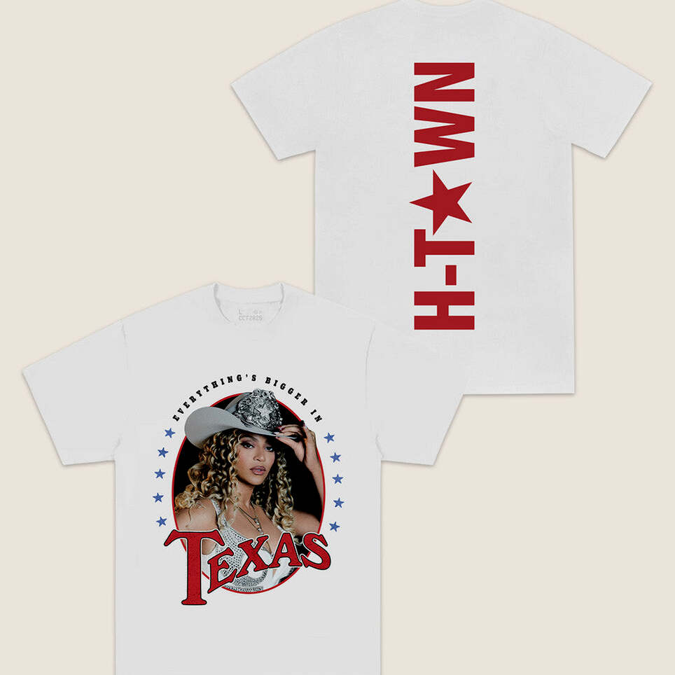 Beyonce Tour Merch Beyonce Shirt H Town T-Shirt Gifts For Music Lovers Gifts For Friends